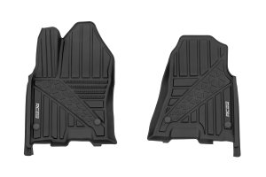 Ram 1500 Floor Mats - Front - Rough Country - Flex-Fit - 2025+